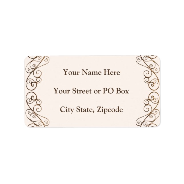 Etiqueta Boda antiguo (Frente)