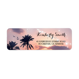 Etiqueta Boda Beach Sunset Palms