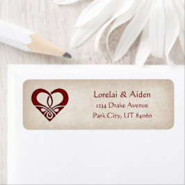 Etiqueta Boda Celta de espadas