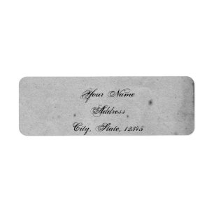 Etiqueta Boda de Búho gótico Azul