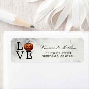 Etiqueta Boda de Calabaza de Amor