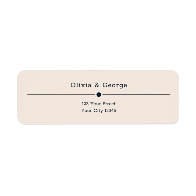 Etiqueta Boda de Cuento de Hadas Brillante (Frente)