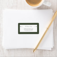 Boda de flechas minimalistas | Dirección verde oli