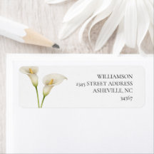 Boda de Flor de Lirios de Calla Blanca Moderna
