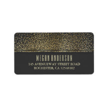 Boda de glamour vintage Purpurina de oro