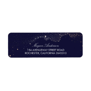 Etiqueta Boda de la Armada de las Estrellas Nocturnas