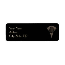 Boda de la Torre del Arte Deco Negro y Bronce