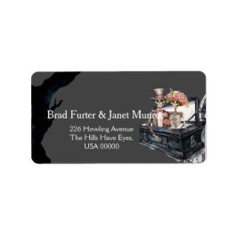 Etiqueta Boda de parejas esqueléticas