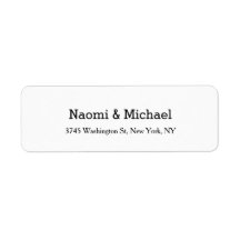 Boda Elegante Creativo Clásico Blanco Negro