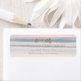 Etiqueta Boda en la playa al atardecer | Boda en la orilla