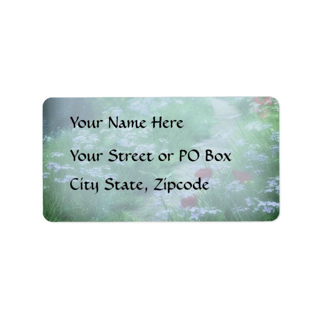 Etiqueta Boda forestal encantado (Frente)