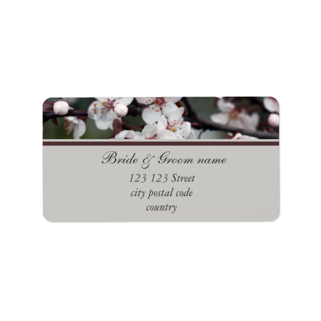 Etiqueta boda gracias pegatinas, tarjeta, etc (Frente)