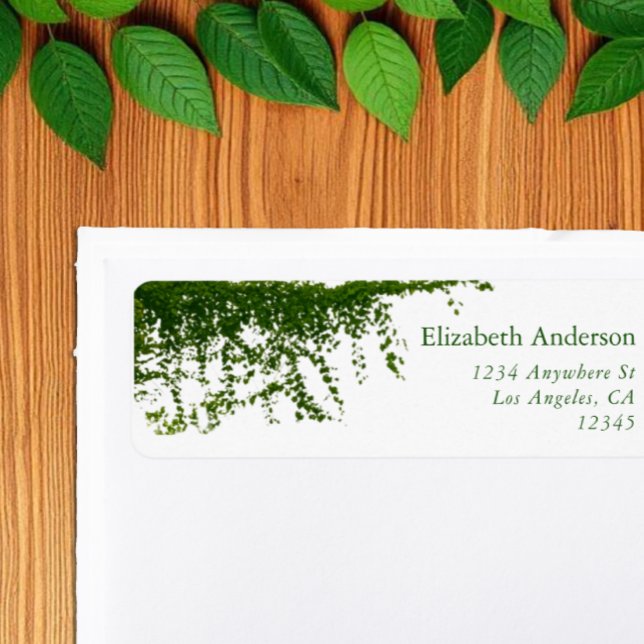 Etiqueta Boda Hanging Ivy Greenery (Subido por el creador)