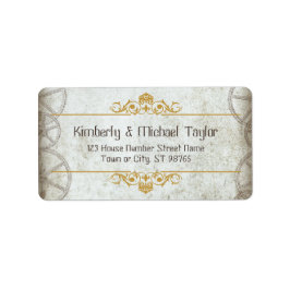 Etiqueta Boda industrial de vintage Steampunk