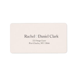 Etiqueta Boda moderno