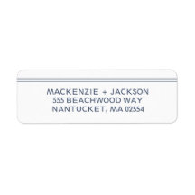 Boda Nautical Blue Stripe Beach