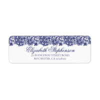 Boda Navy Blue Lace