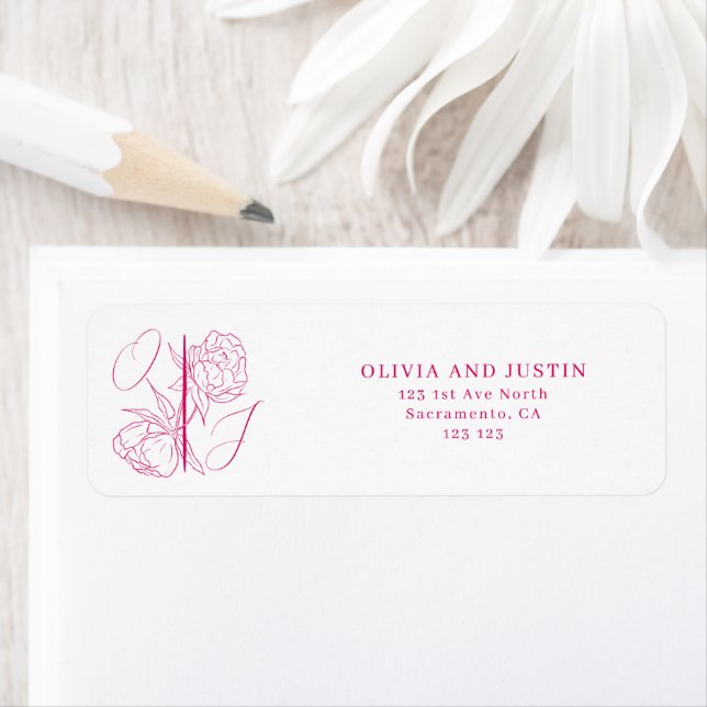 Etiqueta Boda Peony Elegance (In situ)