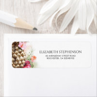 Boda Pink Floral Gold Pineapple Beach