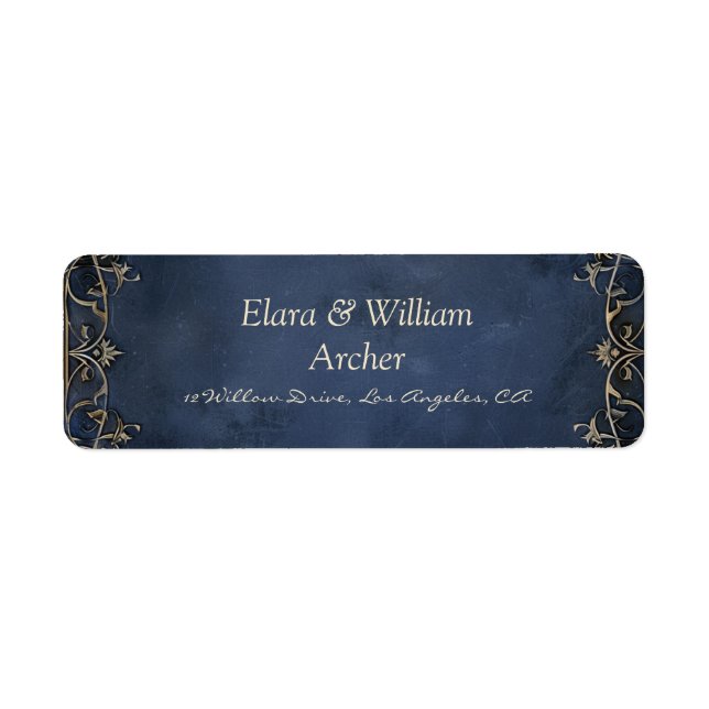 Etiqueta Boda Real de Numenorea (Frente)