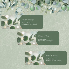 Etiqueta Boda Romantic Sage Green Eucalyptus