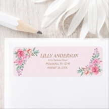 Boda rosa floral