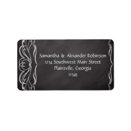Etiqueta Boda Slate Chalkboard