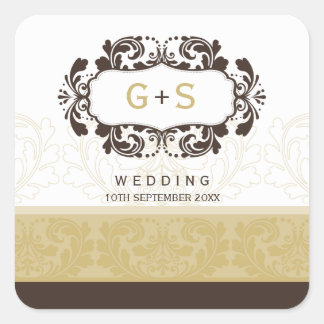 ETIQUETA BODA SQUARE: luxe 5 A