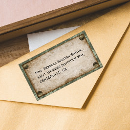 Etiqueta Boda Steampunk