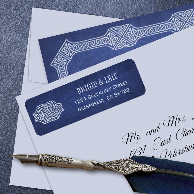 Etiqueta Boda Viking Celtic Gamer (Subido por el creador)