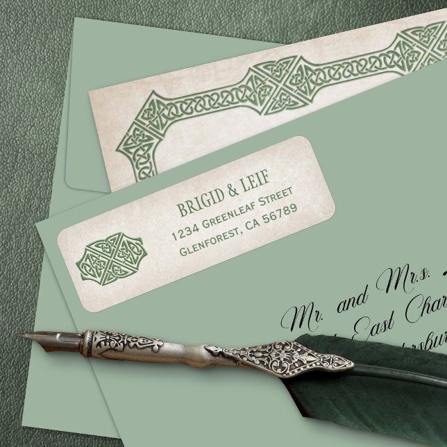 Etiqueta Boda Viking Celtic Gamer (Subido por el creador)
