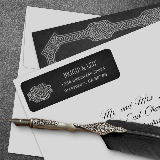 Etiqueta Boda Viking Celtic Gamer (Subido por el creador)