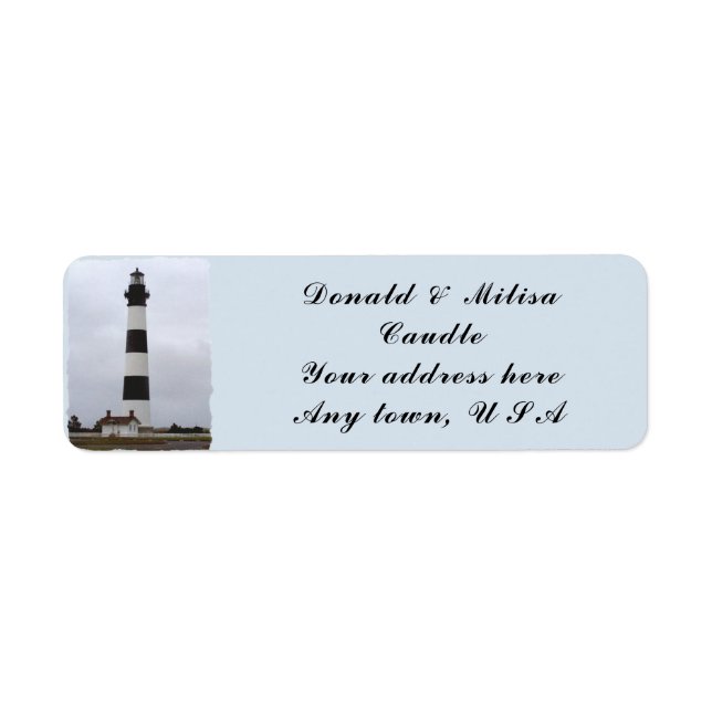 ETIQUETA BODIE ISLAND LIGHTHOUSE* (Frente)