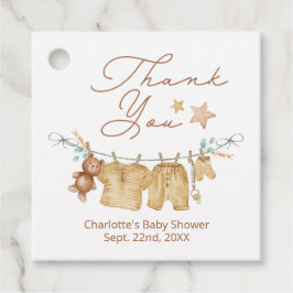 Etiqueta Boho Baby Shower Gracias