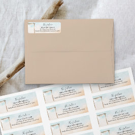 Etiqueta Boho Beach el futuro Sr. y Sra. Return