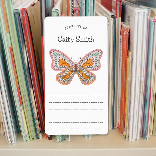 Etiqueta Boho Butterfly property of  (Subido por el creador)