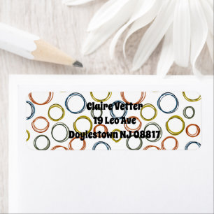 Etiqueta Boho Circles