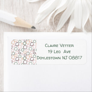 Etiqueta Boho Circles
