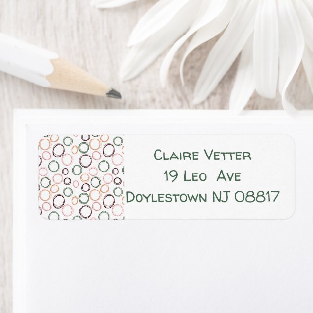 Etiqueta Boho Circles (In situ)