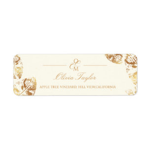 Etiqueta Boho elegante Dirección del Boda Otoño