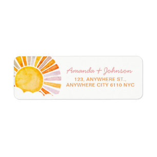 Etiqueta Boho Little Ray of Sunshine Baby Shower