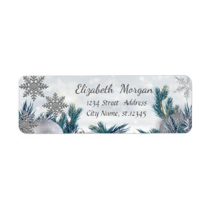 Etiqueta Bolas de Navidad de moda,Copos de nieve