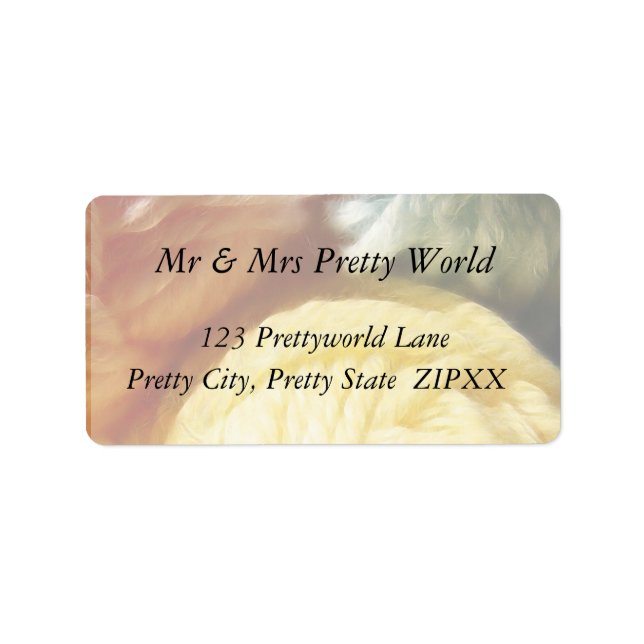 Etiqueta Bolas Suaves De Yarn (Frente)