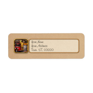 Etiqueta Bombero - cuerpo de bomberos de Metuchen