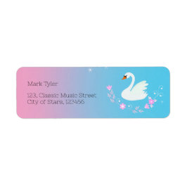 Etiqueta Bonito Ballerina chica Fiesta de cumpleaños