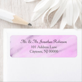 Etiqueta Bonito Boda Violet Purple Wash