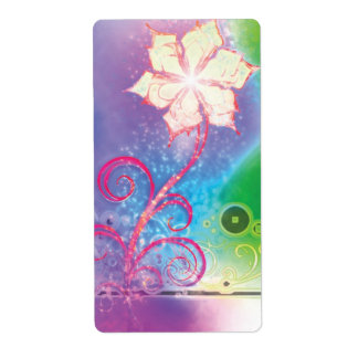 Etiqueta Bonito Sparkling Fantasy Flower Designer Labs
