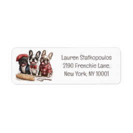 Etiqueta Bonjour Bulldogs Franceses
