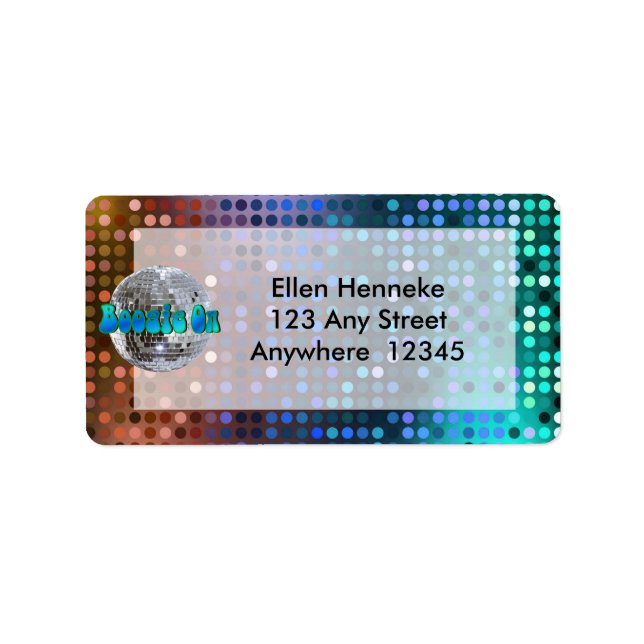 Etiqueta ¡Boogie On! 1 (Frente)