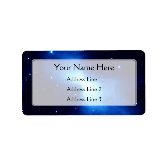 Etiqueta Boomerang Nebula (Telescopio Hubble) (Frente)